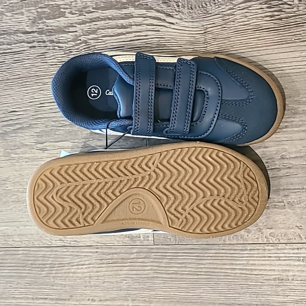 Cat & Jack Dakota Sneakers - Navy and White Size 12 - Picture 4 of 4